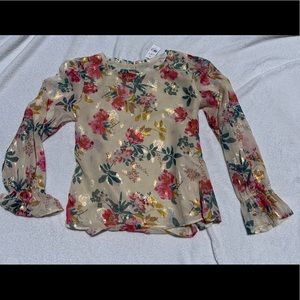 Loft Floral Blouse NWT!